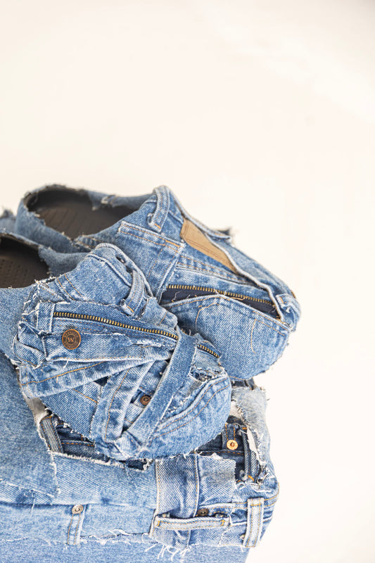 Blue Jean Denim Clogs